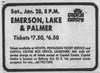 Emerson Lake Palmer poster